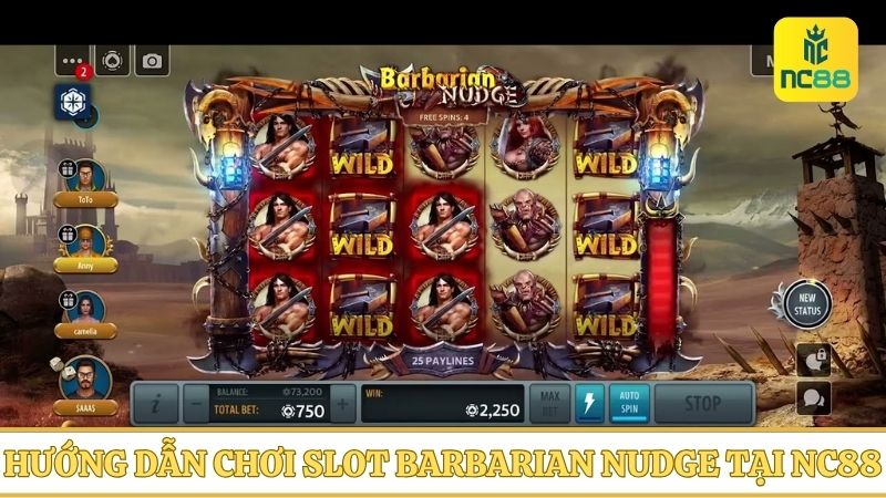 Chơi Slot Barbarian Nudge NC88